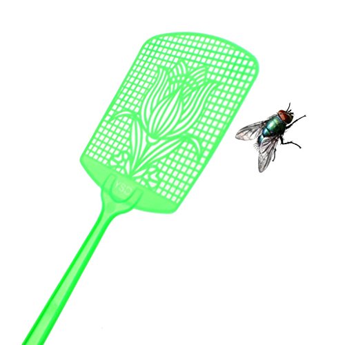 HuaYang 3 Stück Wanzen Insekt Fliegen Plage Moskito Klatsche Schläger Handgriff Mörder Zufällige Farbe - 5