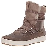 ecco stiefelette Weiches Fußbett ECCO Damen Womens Soft 7 TRED Mid Hohe Stiefel, Braun (Navajo Brown/Moon Rock 57511), 39 EU