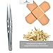 Stainless Steel Tweezers Set of 3 original MountainGoods | For Eyelashes and Eyebrows | for plucking and removing of ingrown Hairs | Long Lifespan thanks to Surgical Steel and the precise Grind | anatomical adjusted Form for an ideal Work experience | available in 3 different colours | Complete Set consisting of 3 different Tweezers