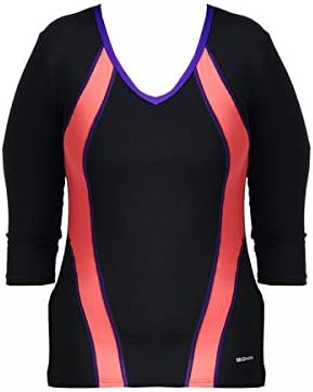 Bohn Swimwear Ladies Charlie Bust Support Swim Top - Black Size 08