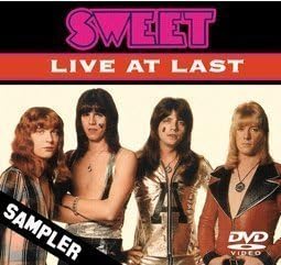 The Sweet Live at Last Recorded Floral Hall Southport 28/4/1973 Limited Edition 500 Only Pressing Digi-Pack DVD