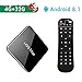 Price comparison product image [2018 Model] H96 MAX 4K Ultra HD TV Box Android 8.1 Amlogic S905X2 Quad Core 64bits 4GB DDR4 32GB EMMC Smart TV Box Support 2.4G/5.8GHz Dual Band WIFI 100M LAN H.265 3D Bluetooth 4.0 Set Top Box
