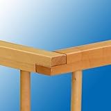 HONEY BEE Baby Laufgitter Laufstall 6 eckig + Einlage blau Ente, 3 fach höhenverstellbar - 5