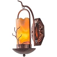 Pointhx Rost Farbe Metall Verstellbare Wandleuchte Schwingen Arm