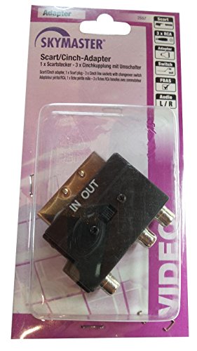 Preisvergleich Produktbild Skymaster AC Scart / Chinch-Adapter schwarz