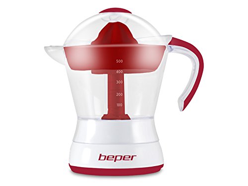 Preisvergleich Produktbild Beper 90.304H Elektrische Saftpresse, Weiß / Rot