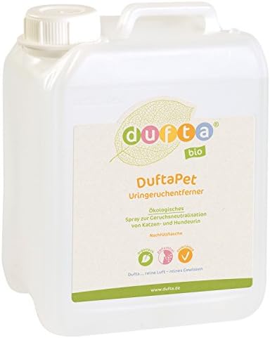 Scented APET Urine Geruchsent 2.5 L. – 'Neua – Ecological Spray for Dog and Cat Rodent Urine Odour Neutralizing etc. Effective to all organic Odours around Animal Effect, e.g. River Mark KOT, Sweat &amp; saliva. Vegan and not tested on animals. This is a must have for any pet Holder. Dufta... Pure Air... Conscience.
