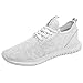Produktbild Saihui Unisex Sneakers Bequem Schnürer Gym Fitness Atmungsaktives Mesh Turnschuhe Freizeitschuhe Ultra-Light Sportschuhe Laufschuhe (EU:43, Weiß)