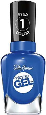 Sally Hansen 59007 Miracle Gel Smalto Unghie, Tonalità nere e blu - 14.7 ml