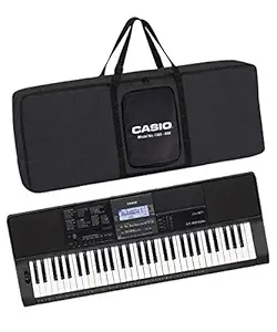 Casio CT-X870IN 61-Key Touch Sensitive Portable Keyboard with Carry Case (Black)