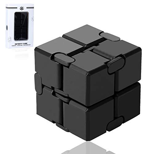 Funxim Infinity Cube Fidget Toy Edc Fidgeting Game For Kids And Adults New Version Cool Mini Fidget Finger Toy Best For Stress And Anxiety Relief - 