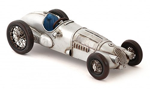 Preisvergleich Produktbild Metallmodell ~ Mercedes Benz Silberpfeil ~ Oldtimer Auto Blechmodell 37854