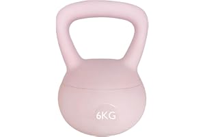 ZhaoCo Mjuk Kettlebell 6kg Med Järnsand - Set För Kvinnor & Män, Säkra Styrketräningsvikter För Fitness, Hemmaträning