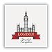 Produktbild 2 x London England UK vinyl Aufkleber Travel Gepäck # 10266 - 10cm/102mm Wide