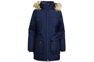 Peter Storm Women's Paloma Waterproof Parka Jacket with Faux Fur Lined Hood, Women's Winter Jacket, Women's Hiking & Outdoor Recreation Clothing