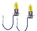 Produktbild Jurmann® 2x H3 AQUA VISION 12V 55W Gelb Yellow Halogen Lampen E-Zeichen 2 Stück