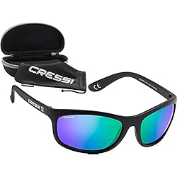 Cressi Rocker - Gafas polarizadas desol para hombre, cristales polarizados 100% anti-UV