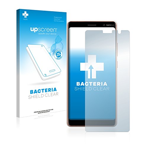 Preisvergleich Produktbild upscreen Antibakterielle Schutzfolie kompatibel mit Nokia 7 Plus Klare Displayschutzfolie