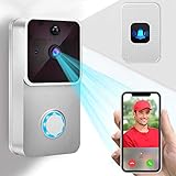 video gegensprechanlage nachrüsten 【Zwei-Wege-Audio und 1080P HD-Video】Sie können Besucher überall empfangen, sehen und mit ihnen sprechen, direkt. Es ist sehr bequem für Expresszustellung, Übernahme und Familien, die viele Besucher hat.