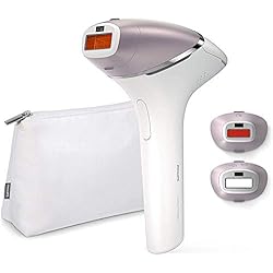 Philips BRI954/00 Lumea Prestige Epilateur à Lumière Pulsée (IPL), Épilation Semi-définitive avec 3 Embouts Intelligents Uniques pour Corps, Visage et Zones Sensibles