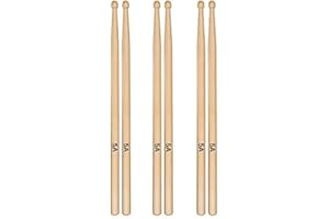 Jrancc Drumsticks 3 Paare 5A Trommelstock Ahorn für Studenten und Erwachsene