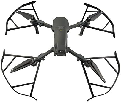 Aladdin Digital Replacement Prop Propeller Guards Protector Cover Bumpers / Landing Gear / Red, Yellow, Blue, Black ,White ,Multi-Color Optional For DJI Mavic Pro Drone Accessories (Black)