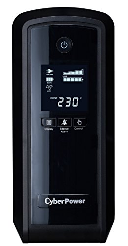 CYBERPOWER CP900EPFCLCD 900VA/540W Line-Interactive Sinuswelle USB LowNoise 6x Schuko komp. zu QNAP TS-251 SYNOLOGY DS216 - 2