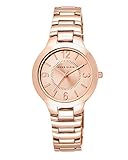 Anne Klein Damenuhr Analog Quarz mit Metallarmband AK/N1450RGRG in der Farbkombination Rose Gold/Rose Gold