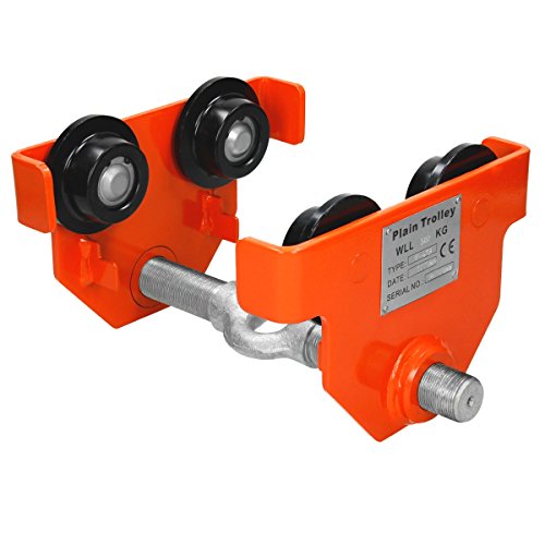 Buy ECD Germany Manual Push Beam Trolley 0.5 Ton Pull Capacity Heavy Duty Plain Trolley Push