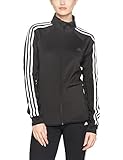 91% Poliéster, 9% Elastano adidas D2M Tracktop Sudadera, Mujer, Negro, M