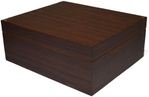 Walnut Veneer Humidor 25 Size 260 x 220 x 105mm