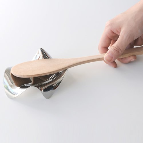Alessi PG02 BLIP, Löffelhalter aus Edelstahl 18/10 glänzend poliert - 5