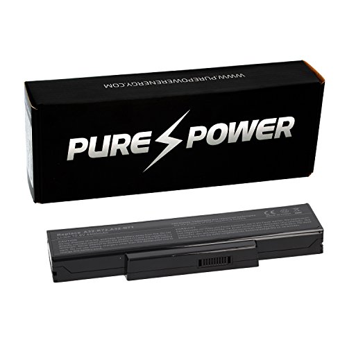 PURE⚡POWER® Laptop Akku für Asus A72J (10.8V, 4400 mAh, schwarz, 6 Zellen)