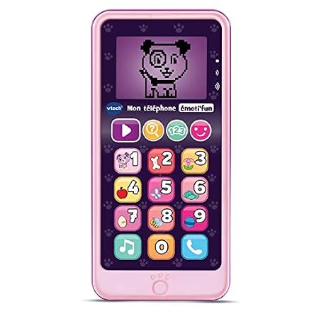 VTech Telephone EMOTIFUN Rose Jouets ELECTRONIQUES EDUCATIFS 80 603755 Multicolore