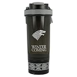 0,0000000 Botella Shaker 850 ML  Juego DE Tronos Stark