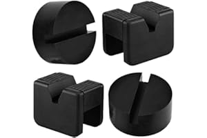 YSSHUI Lot de 4 adaptateurs de cric en caoutchouc pour support de cric, support universel en caoutchouc fendu, protection contre les soudures, 2 types d'adaptateur Sparta