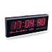 Produktbild Yosoo Große Digital LED Uhr mit der Kalender Datum und Temperatur Anzeige Tisch-Uhr (rot)
