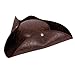 Produktbild Deluxe Pirate Hat - Distressed Leather Fancy dress accessory
