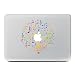 Produktbild MacBook Aufkleber, Chickwin Creative Pattern dekorativ Film Notebook Sticker Skin personalisierte Aufkleber MacBook Pro Air 13" Decal (Notizen)