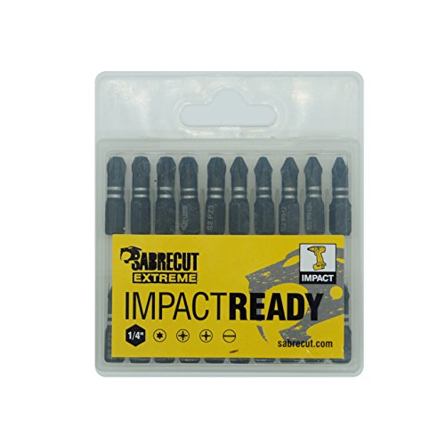 20 x sabrecut 25 mm PZ2 PZ3 PH2 Impact Treiber Bits Set Single Ended Pozidriv Nr. 2 Nr. 3 Phillips Nr. 2 Heavy Duty inklusive Aufbewahrungsbox - 2