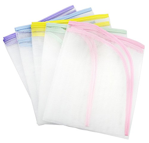 AsentechUK® 5Pcs Ironing Pad Protective Heat Resistant Mesh Cloth Ironing Clothes Scorch Insulation Protective Guard Mat(Random Color) (Large)