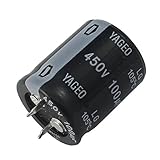 Yageo, LG450M0100BPF-2530 5x Electrolitico Condensador 100µF 450V 105°C ; LG450M0100BPF-2530 ; 100uF