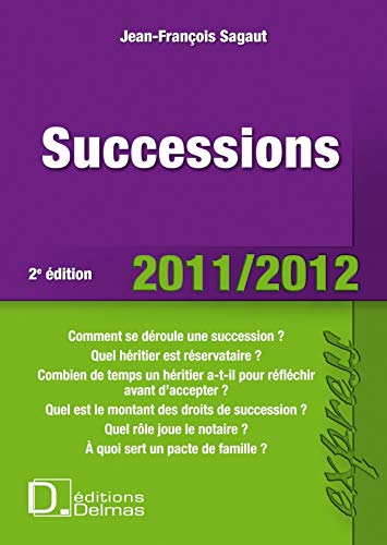 Télécharger Successions 2011/2012 - 2e éd.: Delmas Express PDF Ebook En Ligne