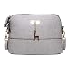 Produktbild holitie Damen Plissee Umhängetasche Fawn Anhänger Shell Schultertasche Messenger Bag Handtasche Damen Elegant Daypack Schulranzen für Alltag Büro Schule Ausflug Einkauf