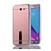 Produktbild Galaxy A5 2017 Silikon Spiegel Hülle,Mirror Effect Soft Case für Samsung A5 2017,Leeook Neu Mode Cool Luxus Elegant Rose Gold Schlank Slim TPU Handy Gehäuse Hülle Ultradünnen Weiche Soft TPU Telefon-Kasten Handyhülle Mirror Spiegelnd Make Up Protective Case Cover Bumper für Samsung Galaxy A5 2017 + 1 x Schwarze Eingabestift-Rose Golden