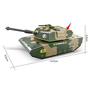 Thboxes Kids Boys Simulate Military Series Alloy Car Educational Toy Tank