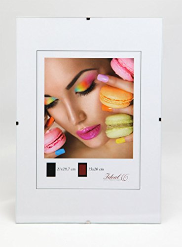 20x Bilderrahmen Rahmenlos Bildhalter CLIP Rahmen DIN A4 21x30 cm 21x29