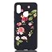 Produktbild Everainy Xiaomi Redmi Note 5 Pro Hülle Silikon Bumper Gummi Cover Hüllen Kompatibel für Xiaomi Redmi Note 5 Pro Handyhülle Stoßfest TPU Stoßstange Schwarz Schutzhülle (Rosa/rot Blume)