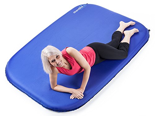 skandika Isomatte Night Double Sleepwell 10, Blau, 1707 - 4