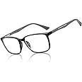 ZENOTTIC Blue Light Blocking Glasses, Reading Glasses for Men Square Frame Anti-Glare Sport Computer Glasses